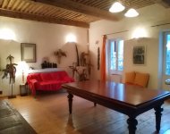 SOUTH ARDECHE Nicely restored 17century town house with a pool in a village