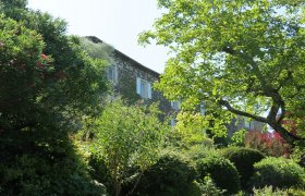 SOUTH ARDECHE three houses property with garden, swimming pool and a view