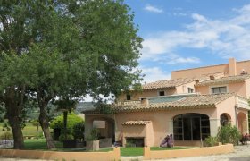 SOUTH ARDECHE near a village old restored Farm with a pool and 12 bedrooms