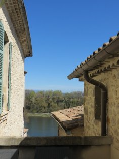 SOUTH ARDECHE superb 17-19 th Town House courtyard terraces swimming pool